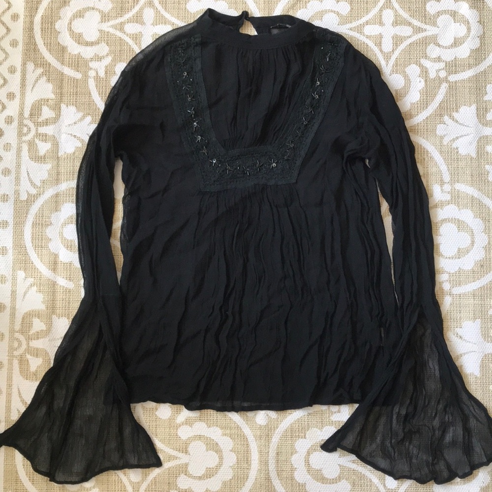 Sheer Top-ZARA Woman